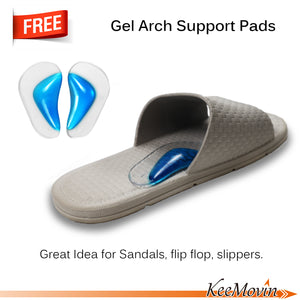 Plantar Fasciitis Inserts, Keemovin 3/4 Orthotic Inserts with High Arch Support Metatarsal Pad